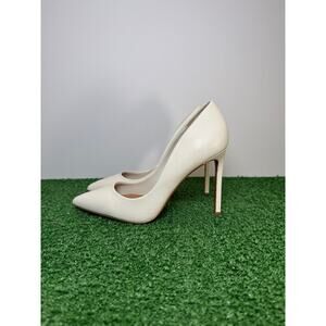Aldo Lala Pointed Toe Pumps White Size 7.5